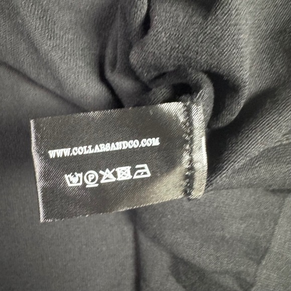 NWT Collars & Co Mens Lucca Luxury Touch Cotton Silk Blend T-Shirt 3XL Black - Picture 6 of 8